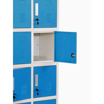 Casier de rangement pour vêtements en métal petit cube 15 portes