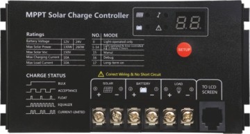 10A MPPT Solar Regulator