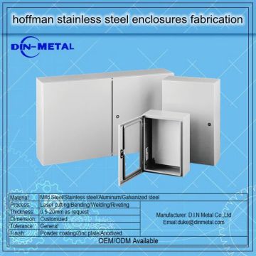 Customised high precision hoffman stainless steel enclosures manufacture