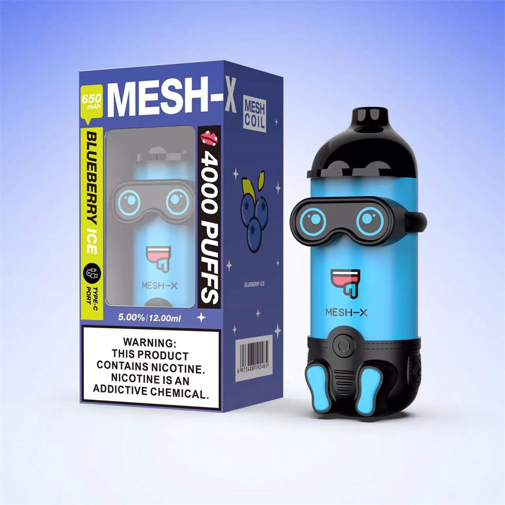 Mesh-X descartável Banana Ice 4000 Pufos Vape