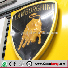 Illuminated Chrome Auto Emblems Car Logo Signage