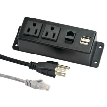 US Dual Power Outlets With Internet&USB Ports