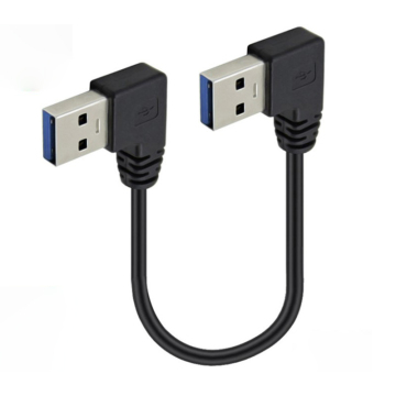 Left Angled USB A Male 3.0 Extension Cable