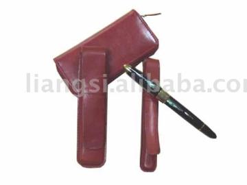 leather pen case