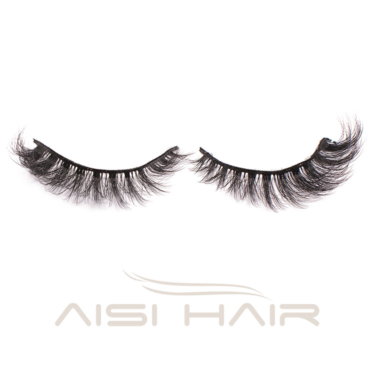 Aisi Hair Cheap Price 5 Pairs Handmade Cross False Eyelashes , Mink Eyelashes 3d