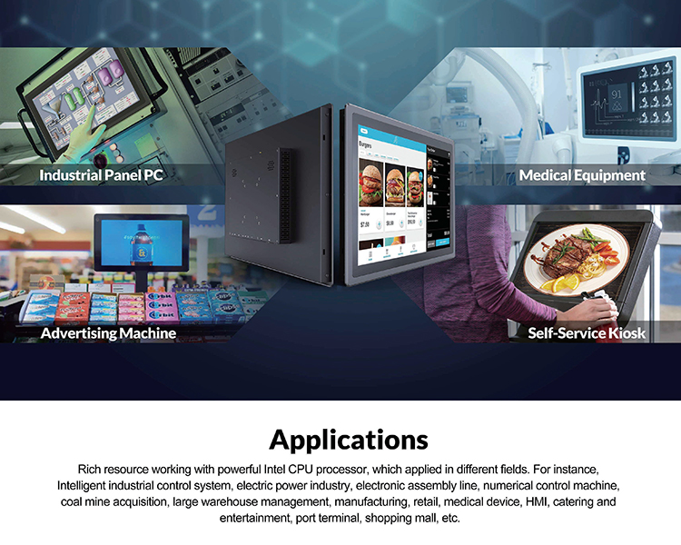 Industrial panel computer embedded computer