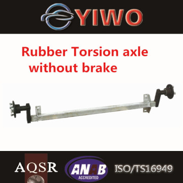 rubber torsion arm axle