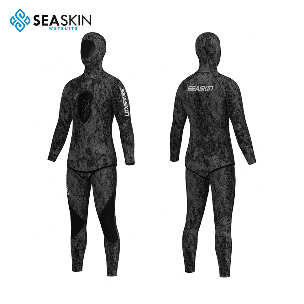 Seaskin 2.5mm Spearfishing 다이빙 Yamamoto Camo Wetsuit