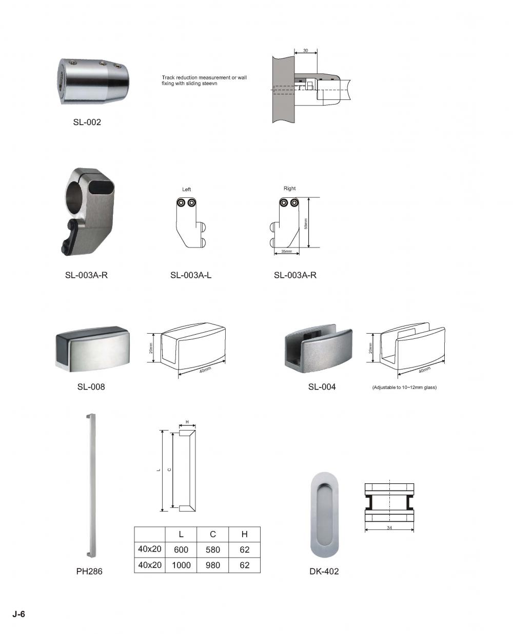 Stainless Steel Glass Door Sliding System Wholesale