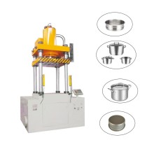 Máquina de prensagem hidráulica de utensílios de cozinha de alumínio