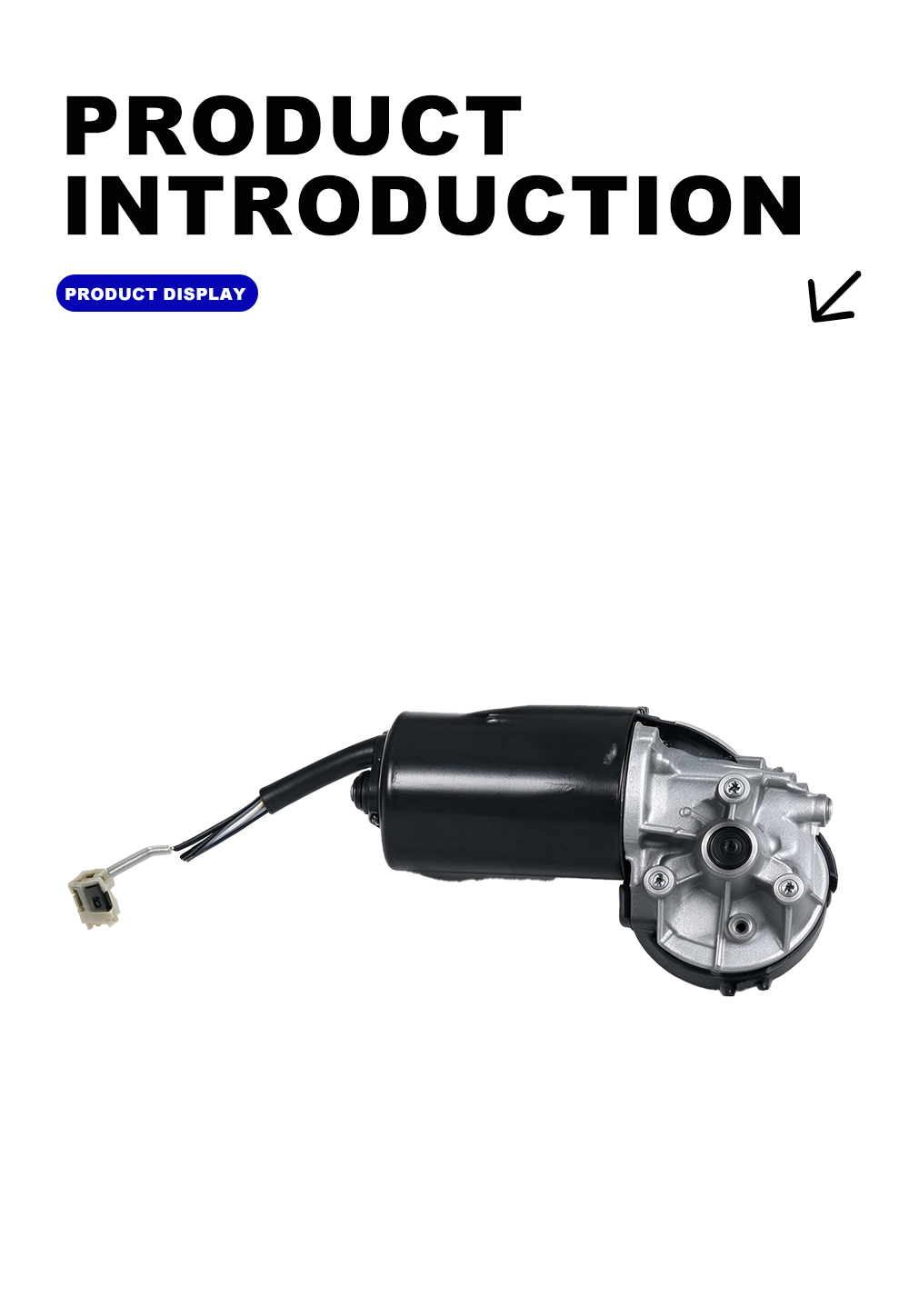 Motor de limpiaparabrisas para camión Benz X Wiper Motor for Benz Truck X