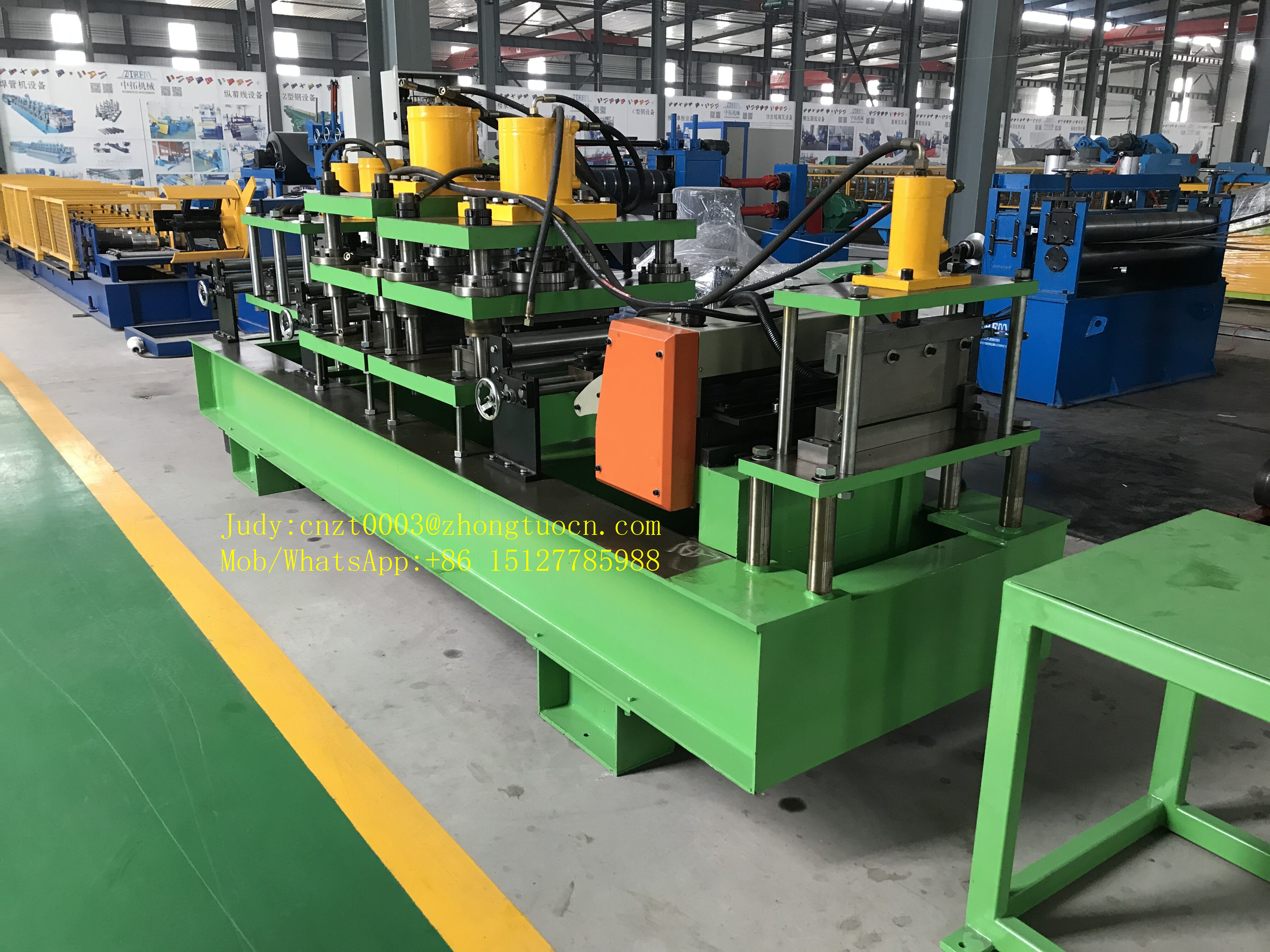 Full automatic Door frame roll forming machine steel door frame making machine