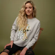 Women Leopard Printed Sweatshirts Top