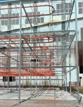 Energy saving hanging basket drying production line