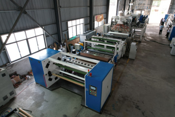 Environmental protection thin film flow production line