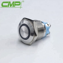 16mm 4xScrew Terminal LED Light Reset Push Button Switch