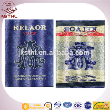 2015 High Quality 50Denier Polyester Yarns Custom Polyester Woven Label