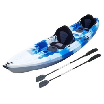 In stock wholesale manufacture kayak Two person-seat color can be customized kayak