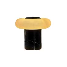 Post-Modern Luxury Marble Table Lamps with LED Bulb Base and Wireless Charging