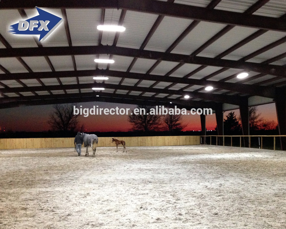 Qingdao customized design light steel structure horse stables room for horses