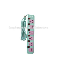 4/5/6 socket outlet desktop socket with multi plug and socket /extension socket with socket switch