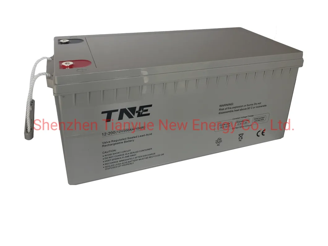 12V 200ah SMF AGM Deep Cycle Storage Battery for Solar/Marine/Golf Cart/RV/Scrubber