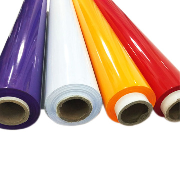 Semitransparent colorful PVC sheets