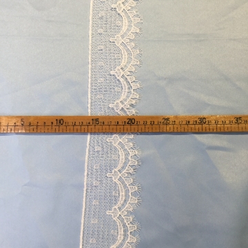 White Ribbon Bulk Lace Trim by Yard