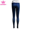 Blue sublimation fitness leggings