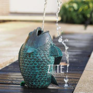 Modern Decoration brass fish fountain