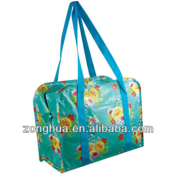 PP woven with zipper PP woven shopping bag