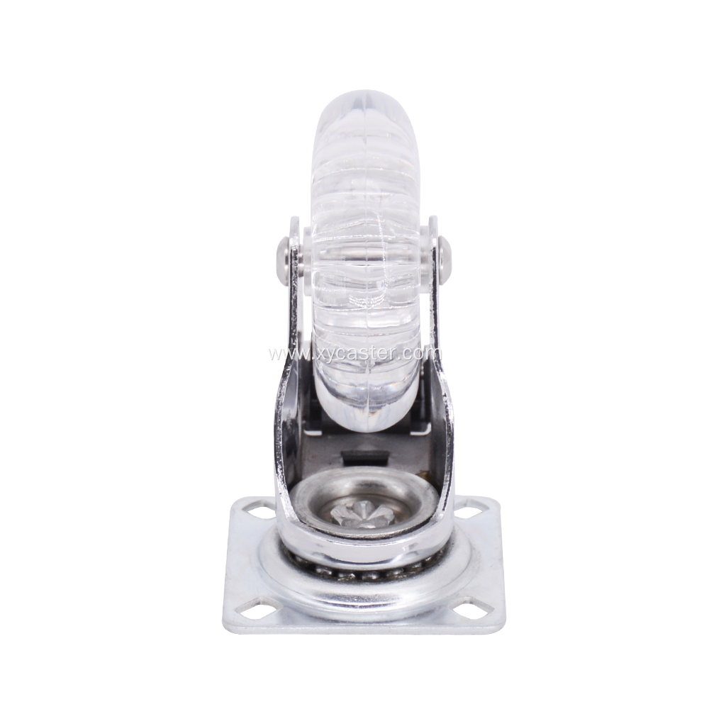 75 mm Transparent caster wheel Office Chair