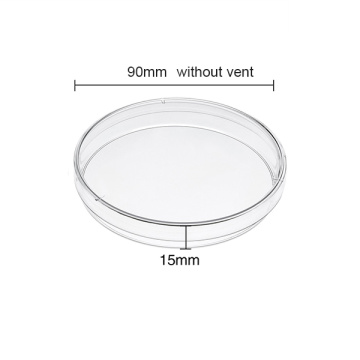 Laboratorium chemiczne dostarcza naczynia 90 mm Petriego