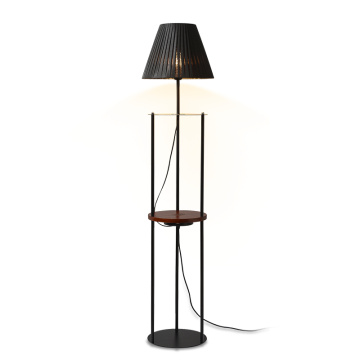 LEDER Black Tall Corner Floor Lamps