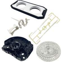 Electronic plastic njection part electronics plastic cover