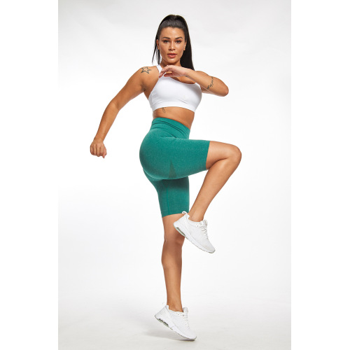 Pulse Cropped Seamless Stretch Knitted Yoga Leggings