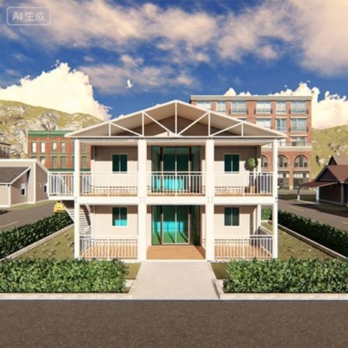 Design-Ready Foldable Unit Villa with Full Kitchen & Bath Options