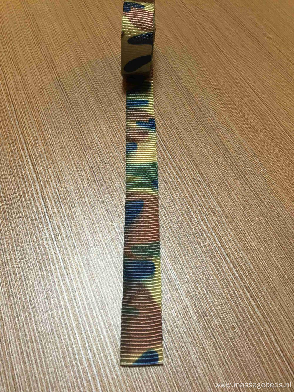 Camoflage Color Polyester Webbing Multi Color