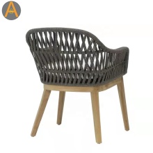 Teak Garden Rattan Wicker Lounge Chair