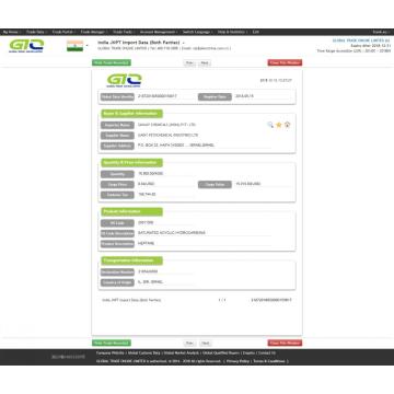 Heptano India Importar datos de la muestra