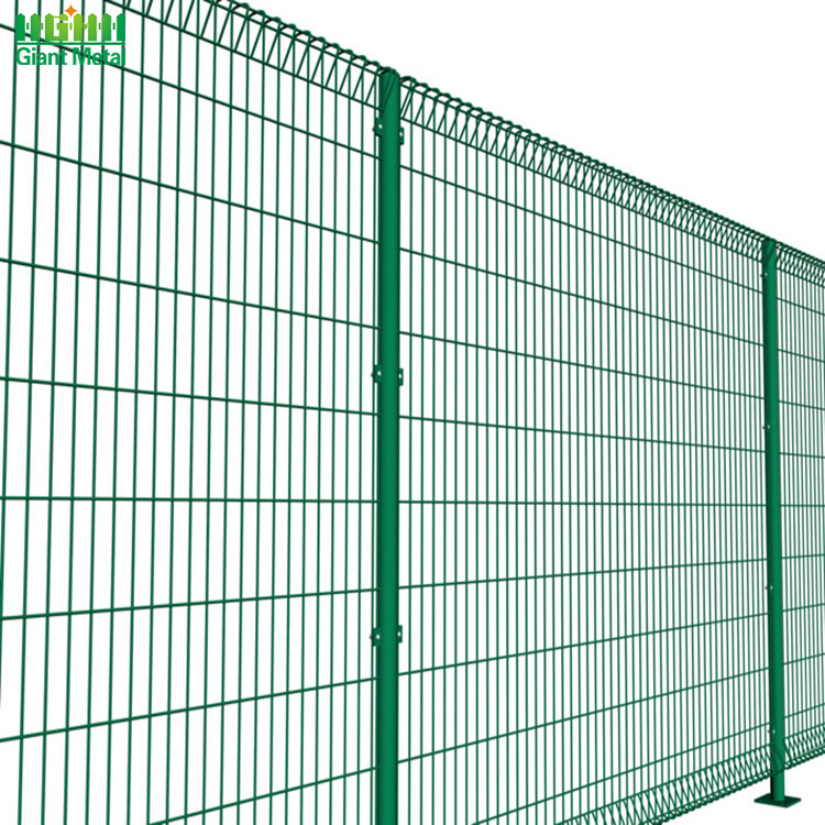 Galvanized Welded Roll Top BRC Security Fence