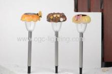 Poly-resin Solar Lawn Lamp?