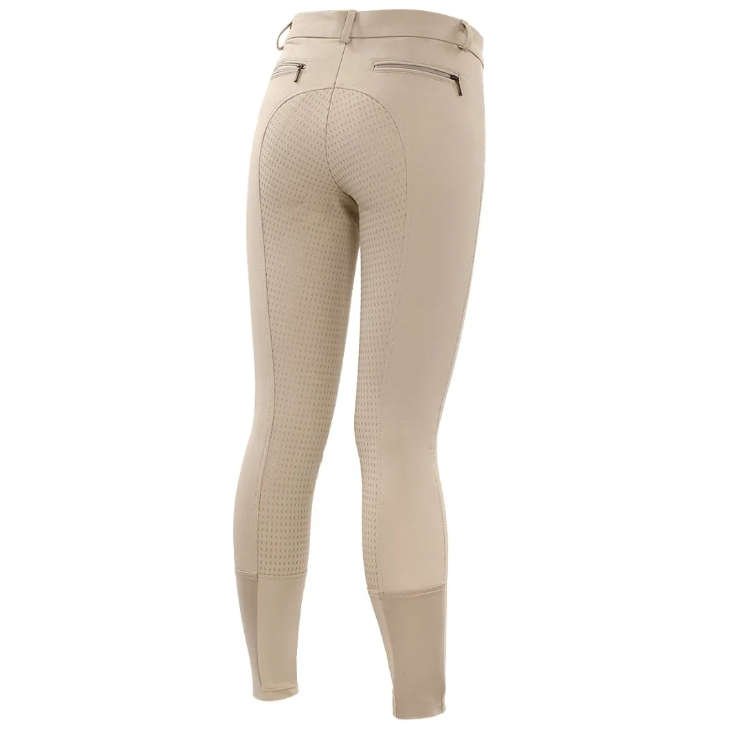 Silicone Women/Men Equestrian Jodhpurs Full Leather Seat Wholesale Dirtbike Endurance Motorcycle Horse Riding Pant