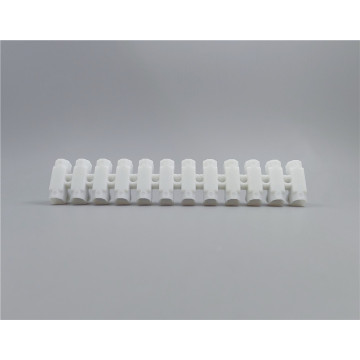 flat base terminal block made of polypropylene