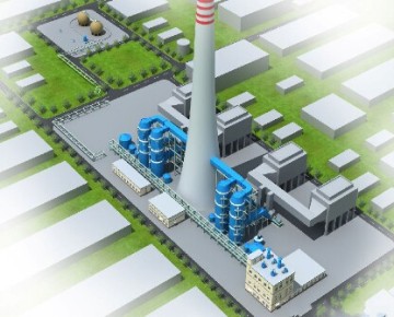 burning coal gas treatment solution