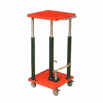 790mm Hydraulic Post Lift Table with 250kg Loading Capacity, Measures 458 x 458mm