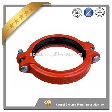 High quality pipe fitting grooved coupling rigid coupling