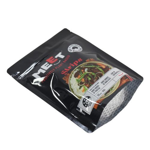 aluminium foil stand up food zipper paper pouch packaging