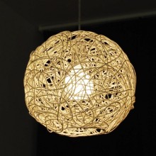 Fashion Ratten Restoration Restaurant Vintage Original Creative Decorative Pendant Lamp (D2062)