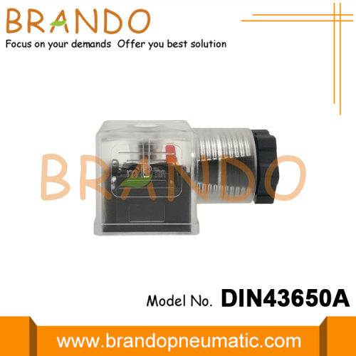 DIN 43650A Vrouwelijke draad Electro -klepconnector